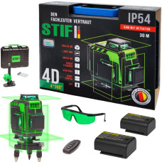 Лазерний рівень 4D Stif Germany BL-16XL (мікроліфт, 2 акумулятори в комплекті)
